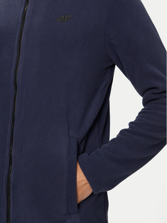4F 4F Fleecejacke 4FWMM00TFLEM289 Dunkelblau Regular Fit