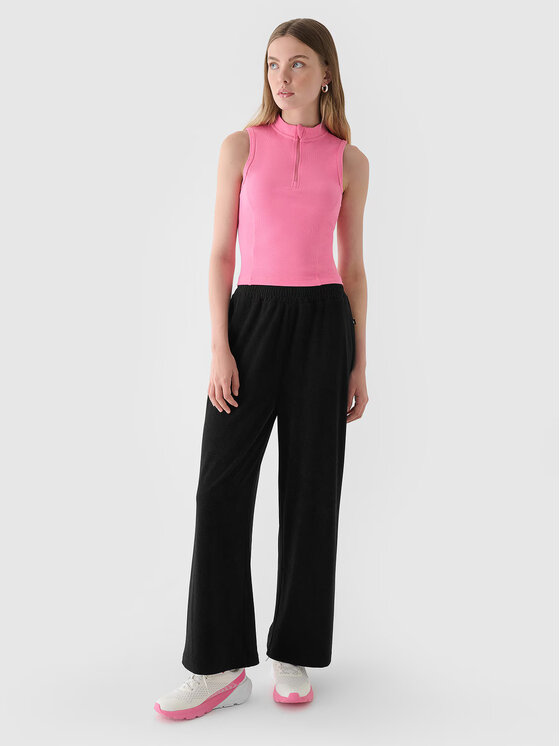 4F 4F Top 4FRAW24TSLEF182-54S Rosa Slim Fit