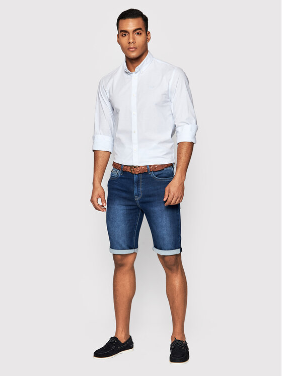 Pepe Jeans Pepe Jeans Košeľa Penzance PM307440 Modrá Regular Fit