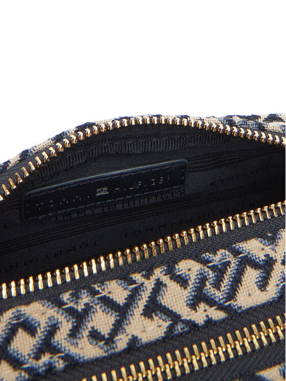 Tommy Hilfiger Tommy Hilfiger Torbica Th Jacquard Camera Bag AW0AW17443 Tamnoplava