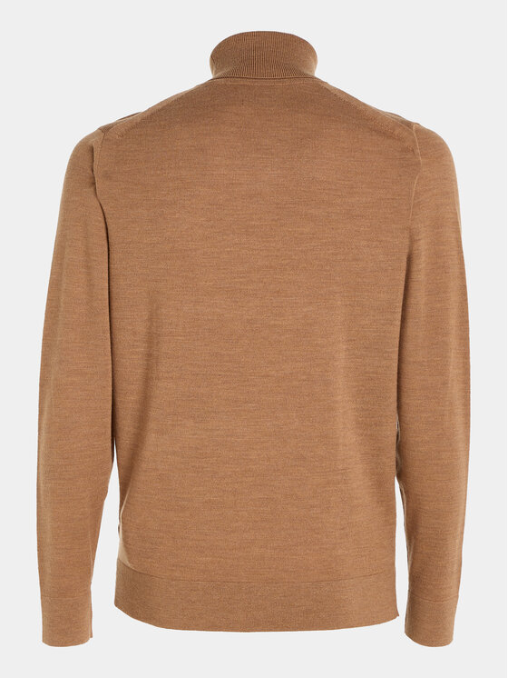 Calvin Klein Calvin Klein Dolčevita Superior K10K110420 Smeđa Slim Fit