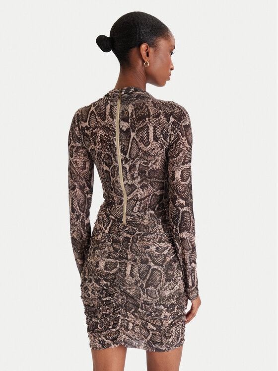 Guess Guess Коктейльна сукня W5BK65 KCZC2 Бежевий Slim Fit