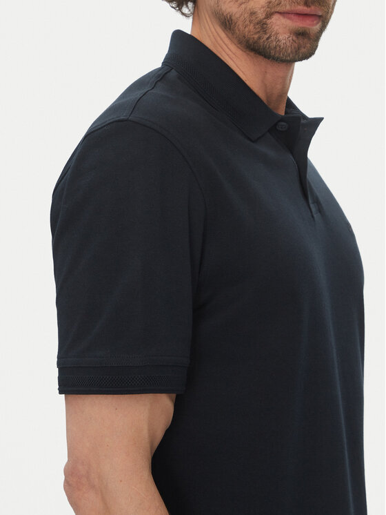 BOSS BOSS Polo Pe_Interlock 50520109 Granatowy Regular Fit