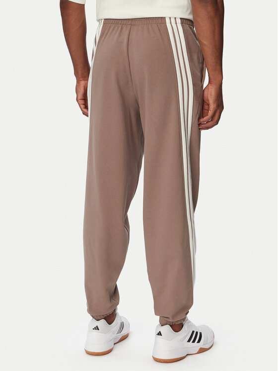 adidas adidas Donji dio trenerke Kit 3-Stripes Regular Cuffed KW2361 Bež Regular Fit