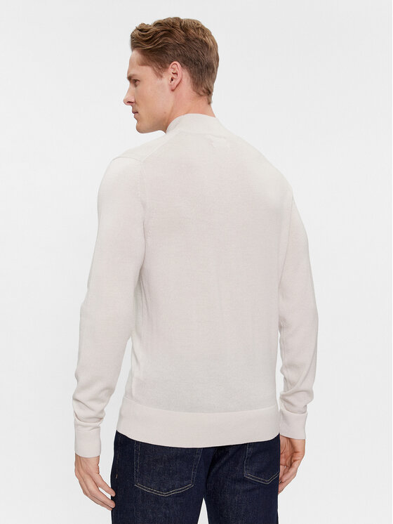 Calvin Klein Calvin Klein Sweter Superior K10K110424 Beżowy Regular Fit