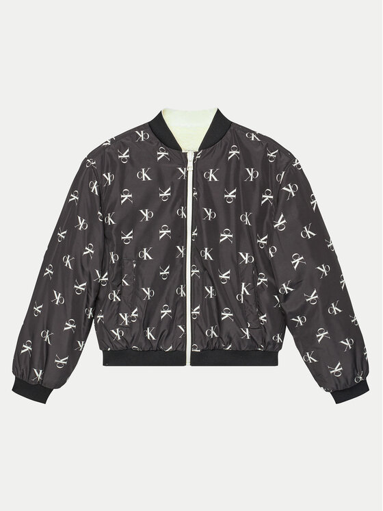 Calvin Klein Jeans Geacă bomber Reversible Teddy IG0IG02588 Colorat Relaxed Fit
