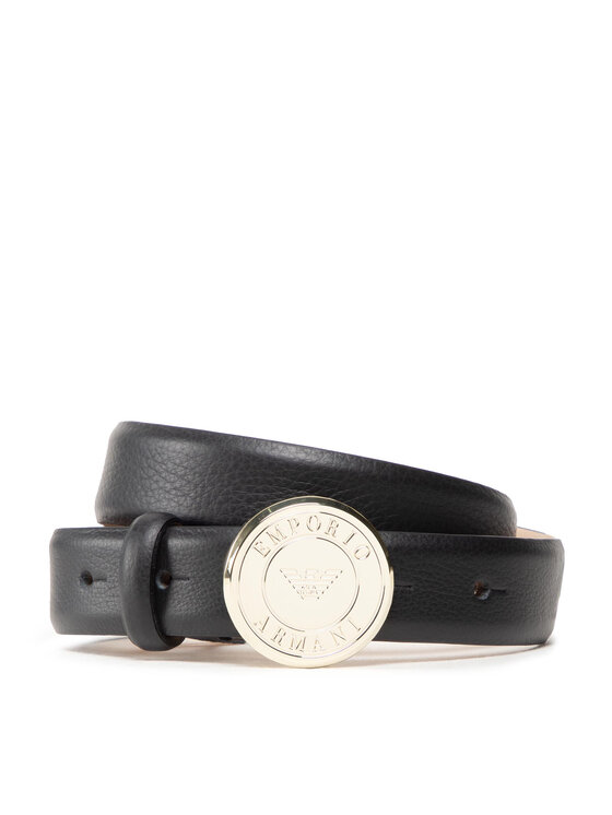 Emporio Armani Emporio Armani Дамски колан Y3I311 YRZ0A 80001 Черен