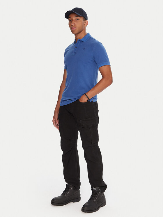 G-Star Raw G-Star Raw Polo marškinėliai Dunda D11595-D756 Mėlyna Slim Fit