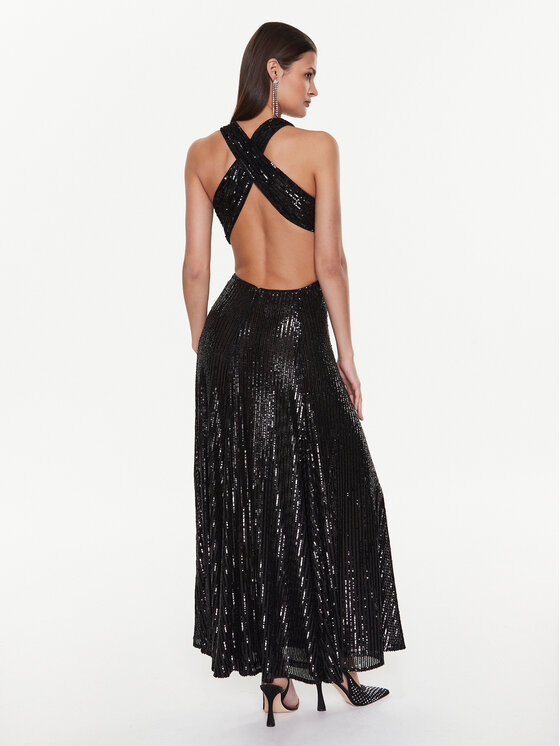 PINKO Pinko Večerní šaty Attratto 100929 A0MG Černá Regular Fit