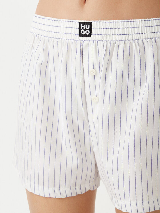 HUGO HUGO Pyžamové šortky 50531657 Biela Relaxed Fit