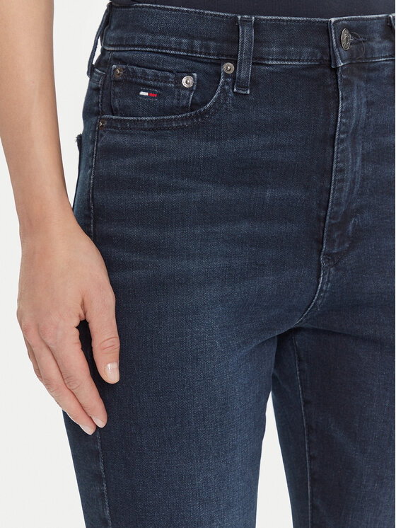 Tommy Jeans Tommy Jeans Blugi Sylvia DW0DW21823 Bleumarin Skinny Fit