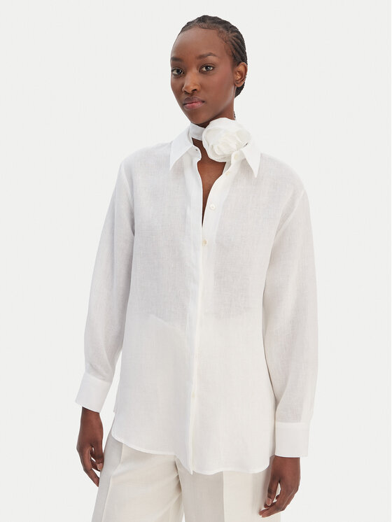 Marella Marella Camicia Editore 2613111084 Bianco Regular Fit