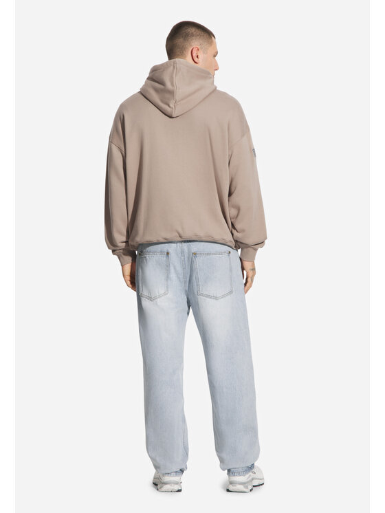 PROSTO. PROSTO. Bluza Football Fan Beżowy Oversize