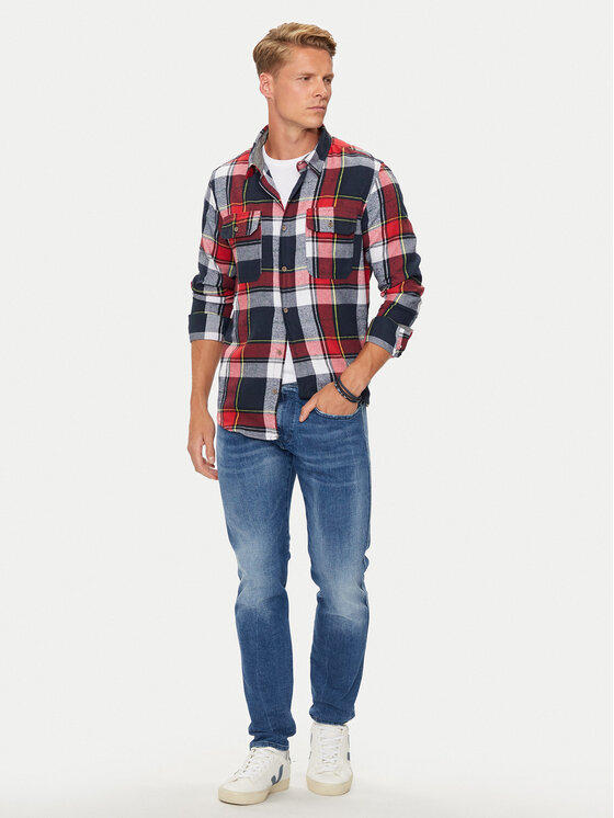 Brave Soul Brave Soul Koszula MSH-230KYLOS Kolorowy Regular Fit