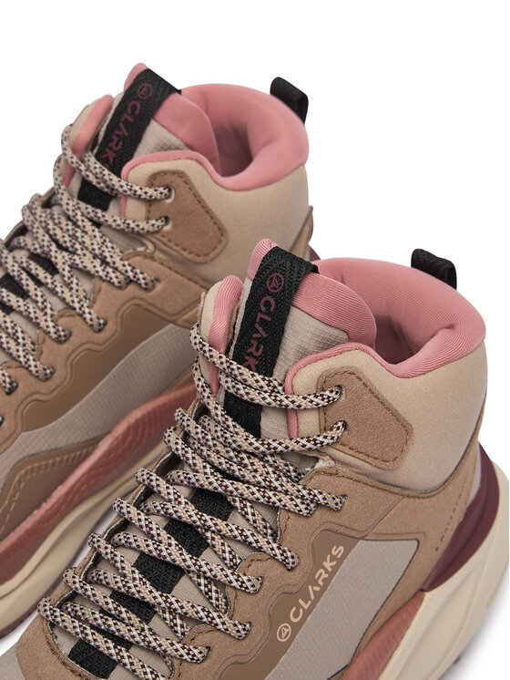 Clarks Clarks Παπούτσια πεζοπορίας PaceTrailBTWP 26329567 Ανοιχτό γκρι