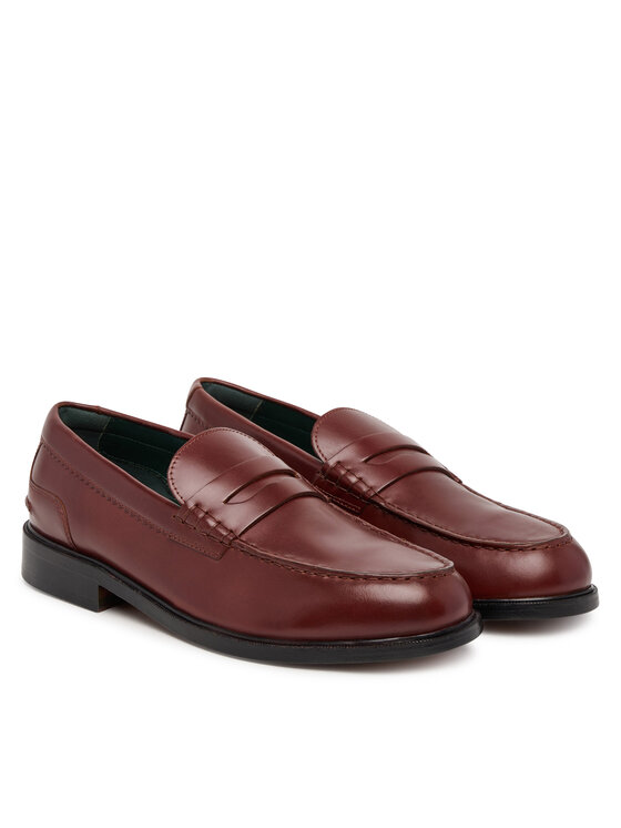 Clarks Clarks Mokasinke CraftJames Lo 26183358 Tamnocrvena