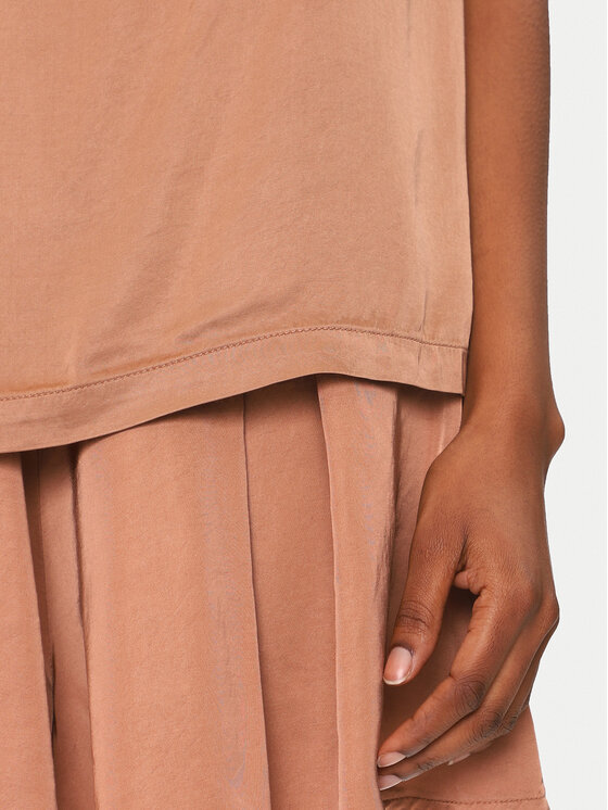 ViCOLO ViCOLO Blusa TD0763 Marrone Regular Fit
