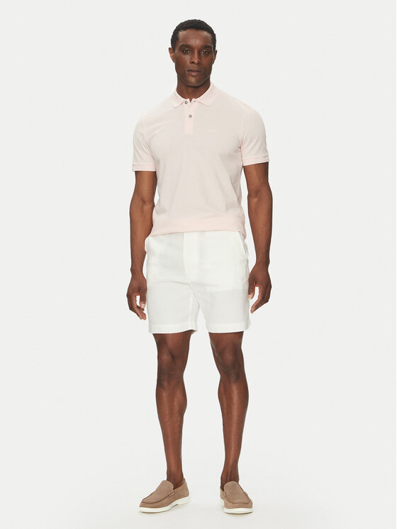 BOSS BOSS Polo Pallas 50468362 Różowy Regular Fit