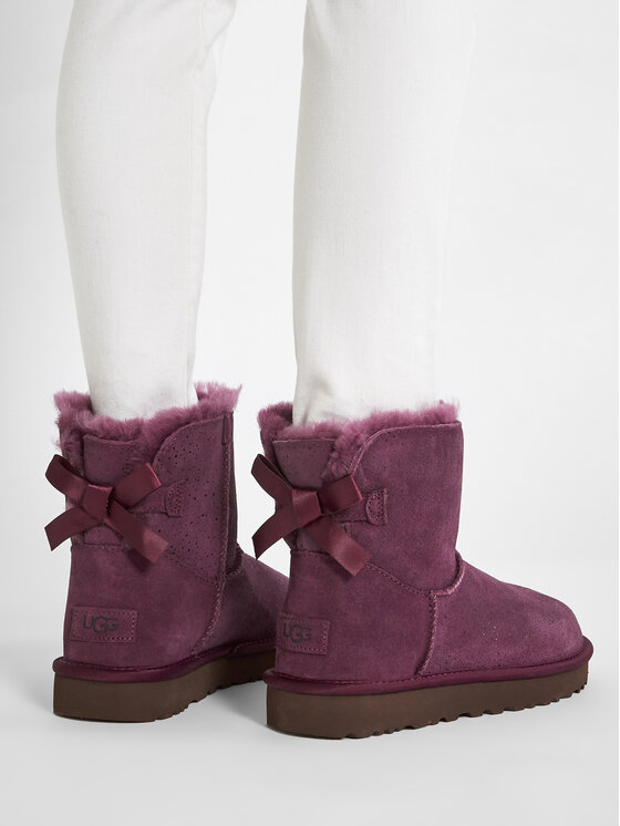 Ugg mini bailey bow metallic best sale