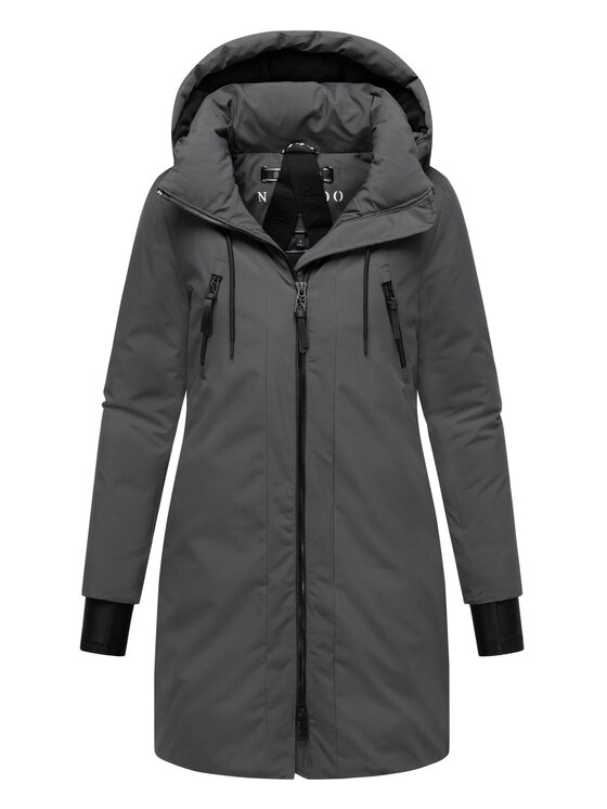 Navahoo Navahoo Kurtka zimowa Winterzart Szary Regular Fit