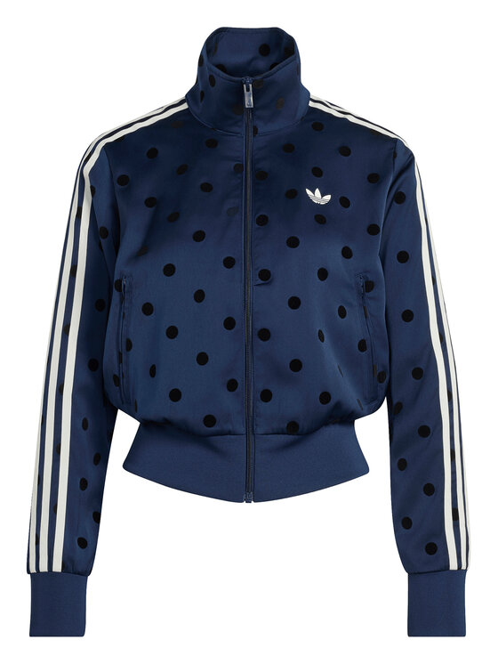 adidas adidas Bluza Satin Polka Dots Tt Track Top LI2852 Niebieski Regular Fit