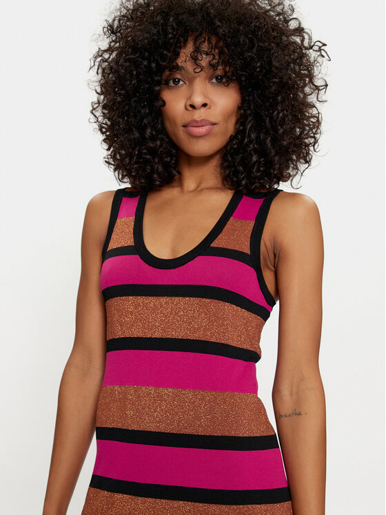 LOLA CASADEMUNT LOLA CASADEMUNT Rochie tricotată MS2416012 2N2 Colorat Regular Fit