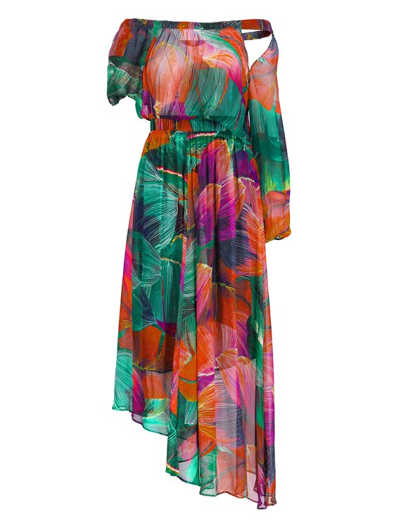 Pinko Abito da cocktail Giulia Abito PE 19 PBK2 1B13NL 7484 Multicolore Regular Fit Modivo