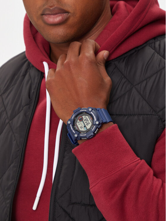 Casio Casio Ročna ura WS-1300H-2AVEF Mornarsko modra