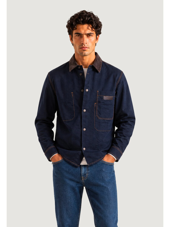 Armani Exchange Armani Exchange Camicia XM003536 AF27109 Blu Casual Fit