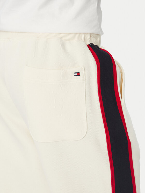Tommy Hilfiger Tommy Hilfiger Долнище анцуг Pique MW0MW44995 Кремав Regular Fit