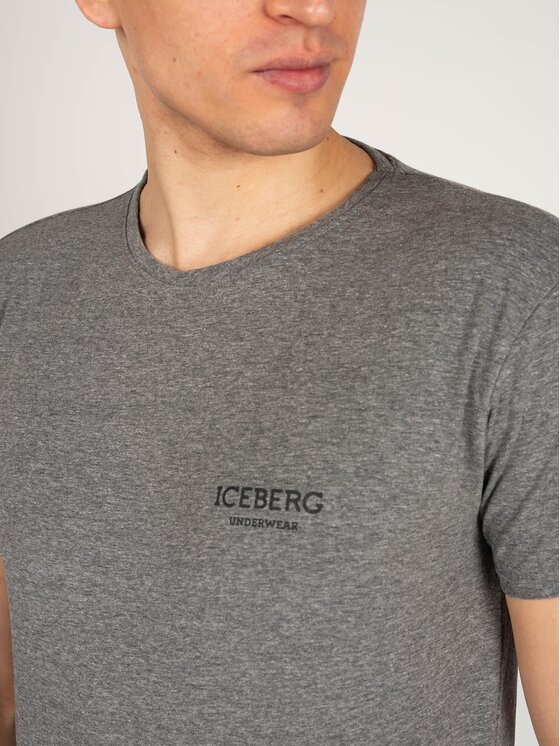 Iceberg Iceberg T-shirt ICE1UTS01 Grigio Slim Fit