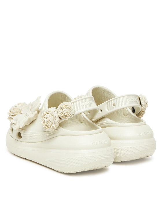 Crocs Crocs Klapki Crush Bouquet Clog 211448 Beżowy