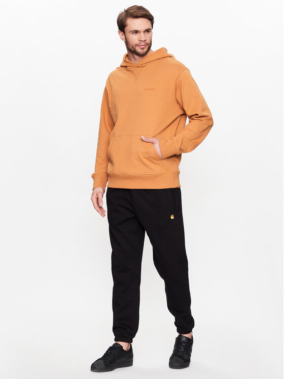 New Balance New Balance Bluza MT23565 Pomarańczowy Relaxed Fit