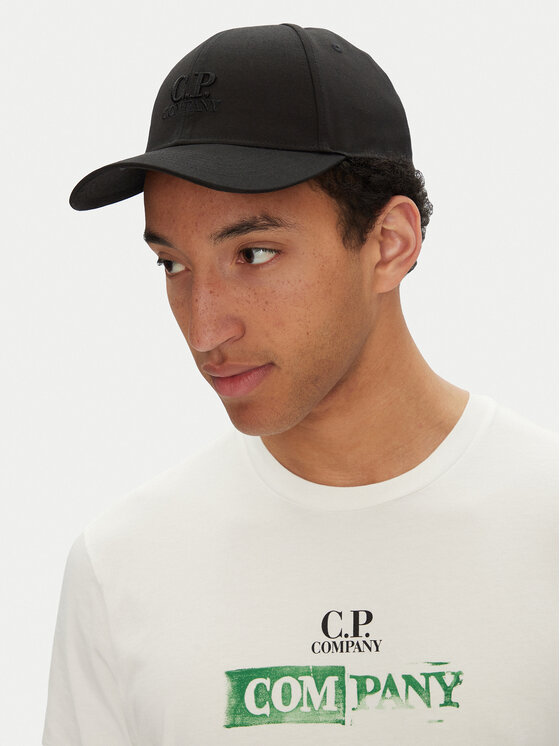 Czapka z daszkiem C.P. Company, Czarna, 18CMAC282A006288A