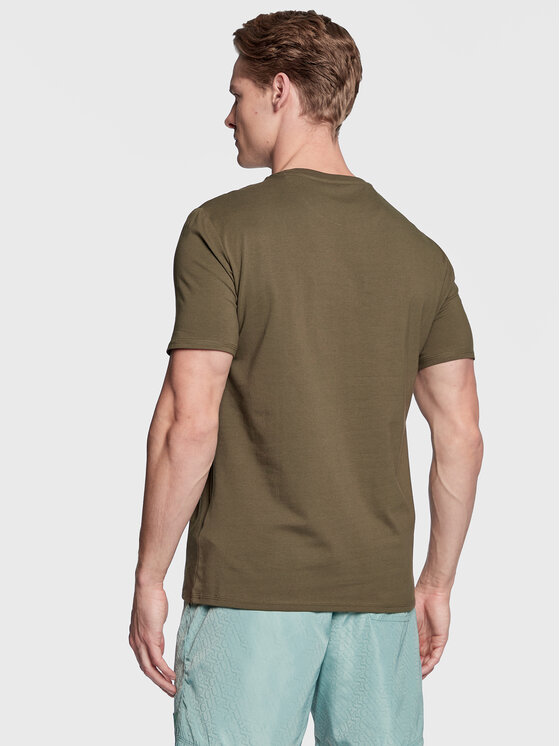 T-shirt F3GI02 J1314 Verde Slim Fit