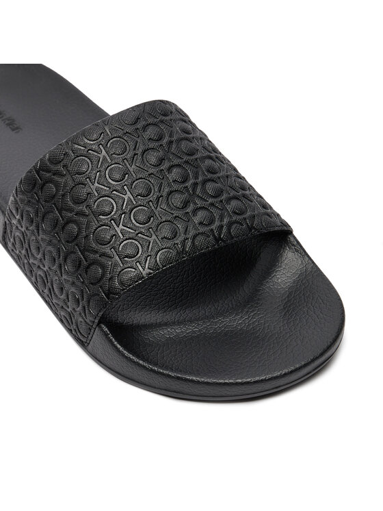 Calvin Klein Calvin Klein Plätud Pool Slide Mono HM0HM01517 Must