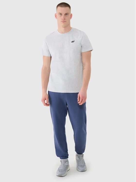 4F 4F Pantaloni da tuta 4FWMM00TTROM1139 Blu Regular Fit
