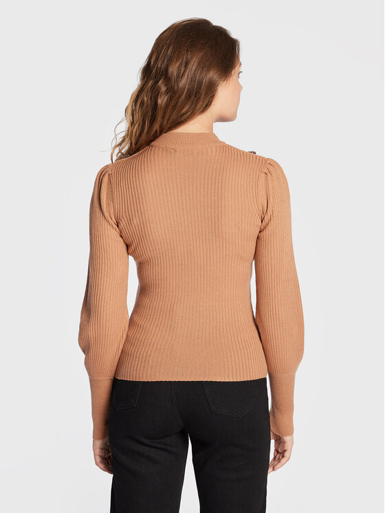 Maglione LK-248GEM Marrone Slim Fit