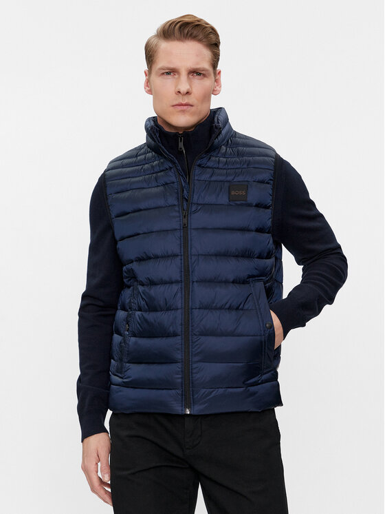 BOSS BOSS Liemenė Odeno1 50505255 Tamsiai mėlyna Slim Fit