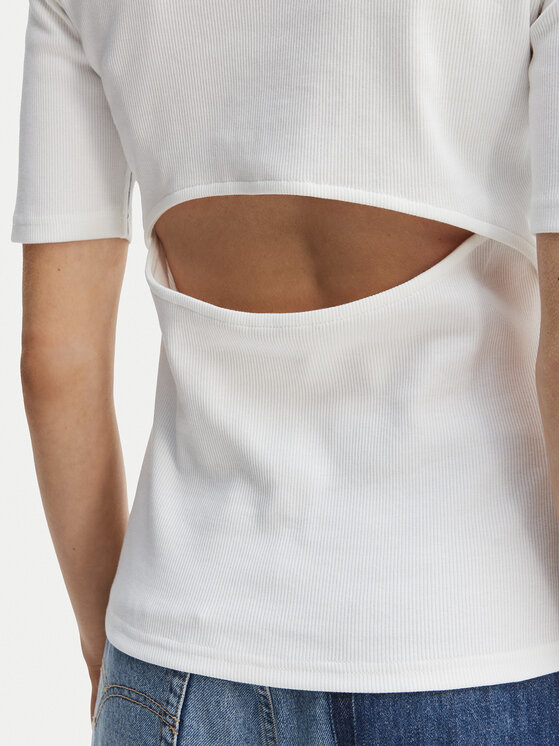 Calvin Klein Jeans Calvin Klein Jeans Póló LV047F247G Fehér Slim Fit