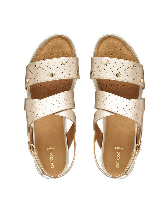 Geox Geox Sandalen Sandal Vega D65R6B 000NF C2012 Goldfarben