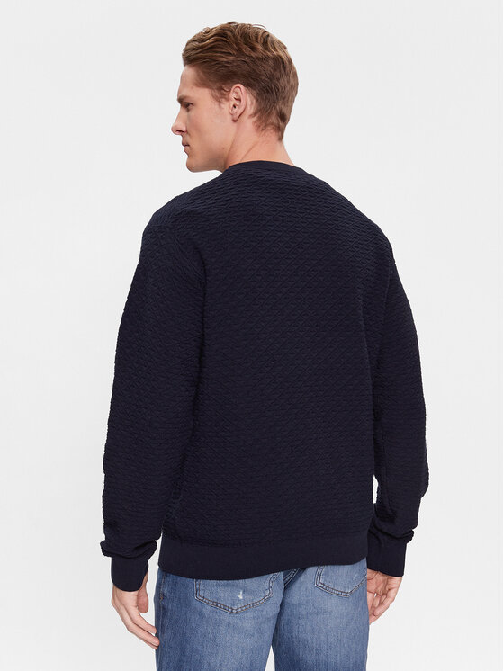 HUGO Hugo Sweater Sonderson 50500007 Sötétkék Regular Fit