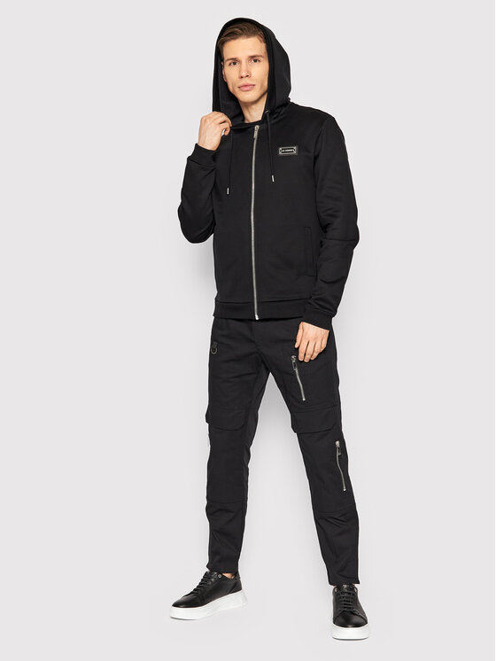 Felpa LMH500741U Nero Regular Fit