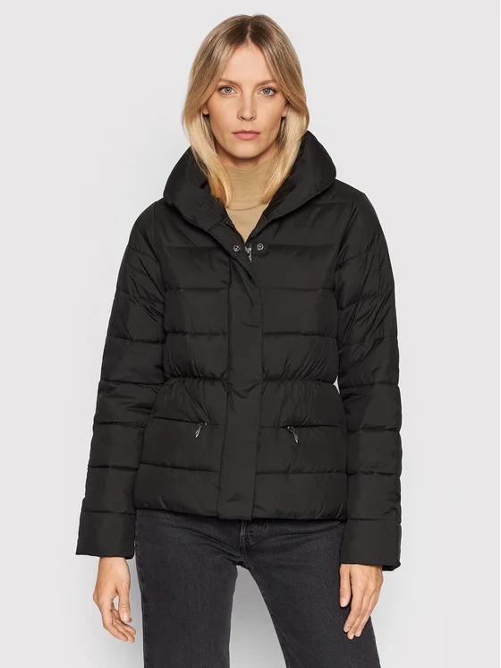 Didriksons Daunenjacke Nanne 503869 Schwarz Narrow Fit