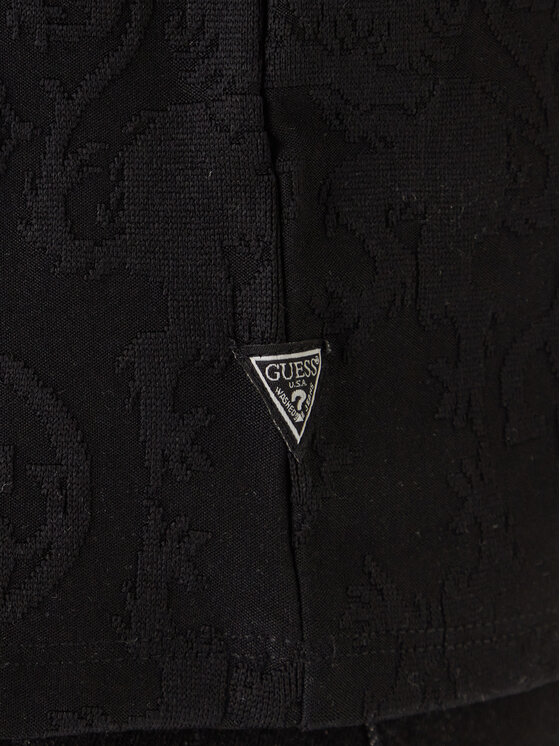 Guess Guess Polokošeľa M6RP25 KCFE2 Čierna Regular Fit