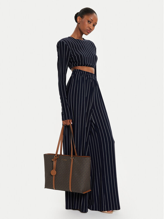 MICHAEL Michael Kors MICHAEL Michael Kors Ročna torba Temple Tote 30R4G1LT3B Rjava