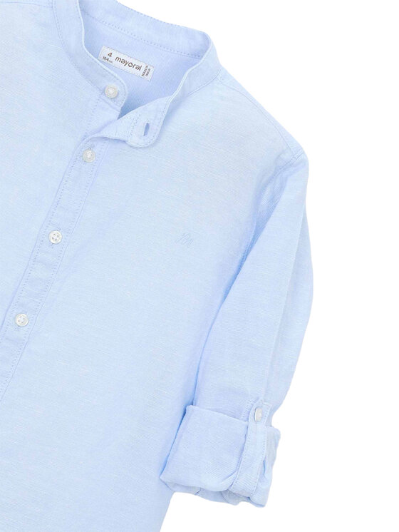 Mayoral Mayoral Camicia 3118 Celeste Regular Fit