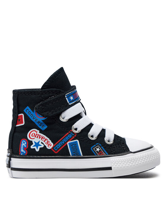 Converse Converse Tornacipő Chuck Taylor All Star Easy On Stickers A06357C Fekete