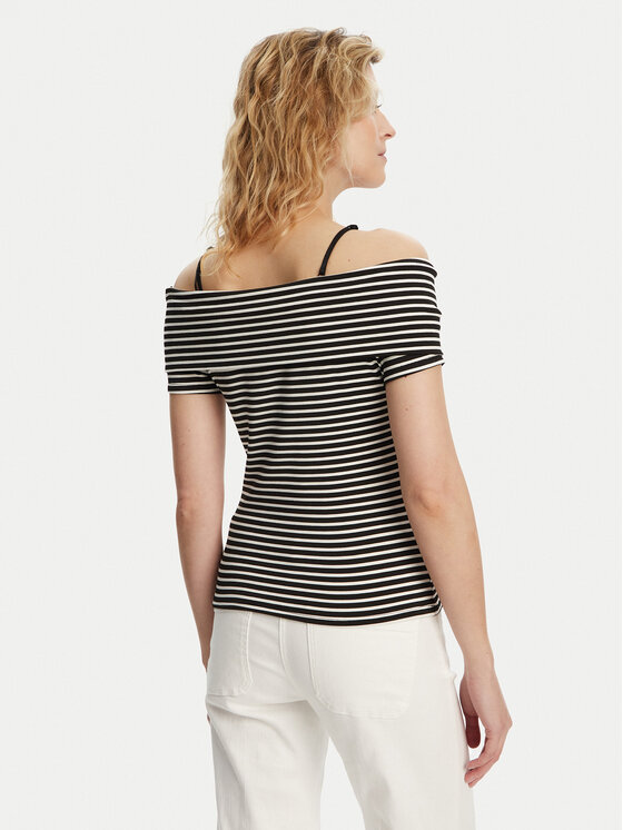 Morgan Morgan Bluzka 241-DROPEZ Czarny Slim Fit