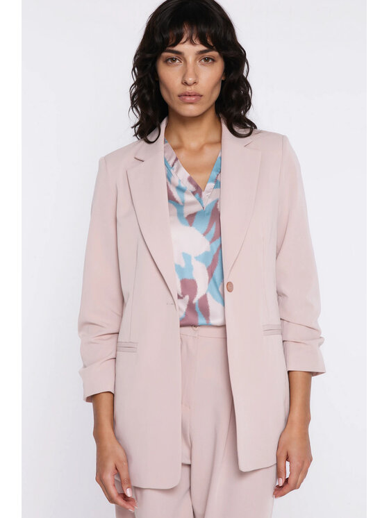NIFE NIFE Marynarka Z98 Beżowy Blazer Fit